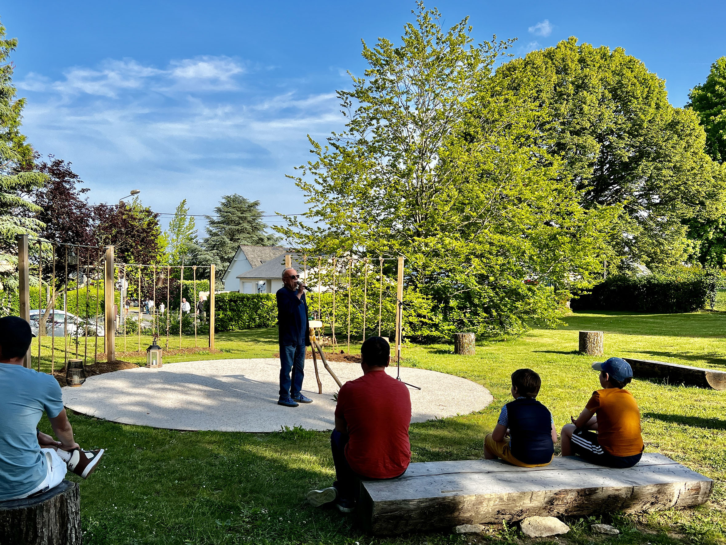 Aménagement d'un théâtre de verdure à Sautron