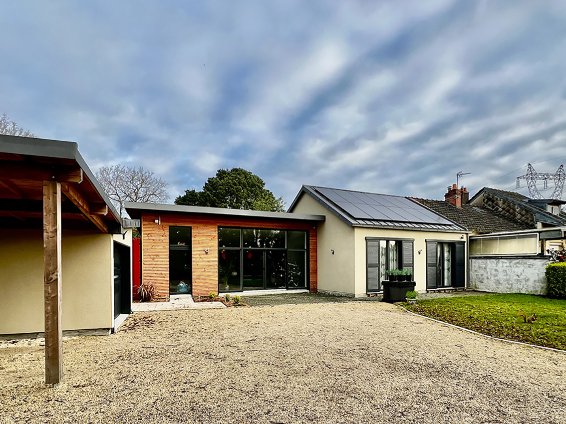 Construction d'une maison passive à Basse Goulaine