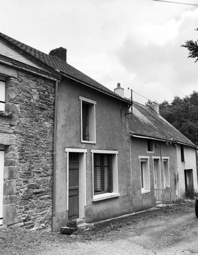 Photographie avant travaux : Façade sur jardin sud