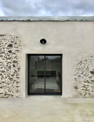 Façades sud et ouest, sur jardin
