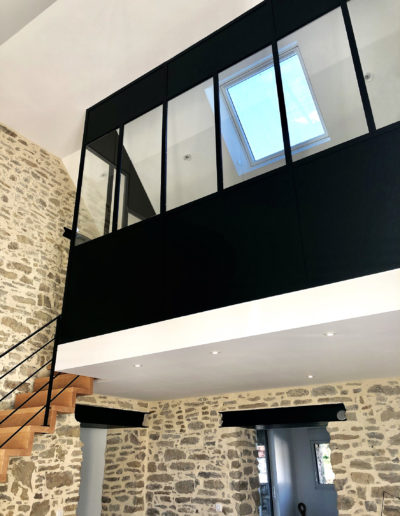 Mezzanine donnant sur le séjour