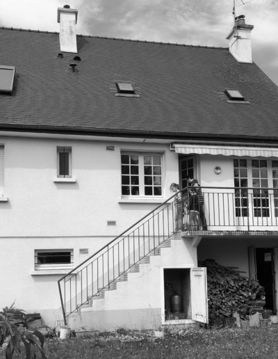 Façade sur jardin avant travaux