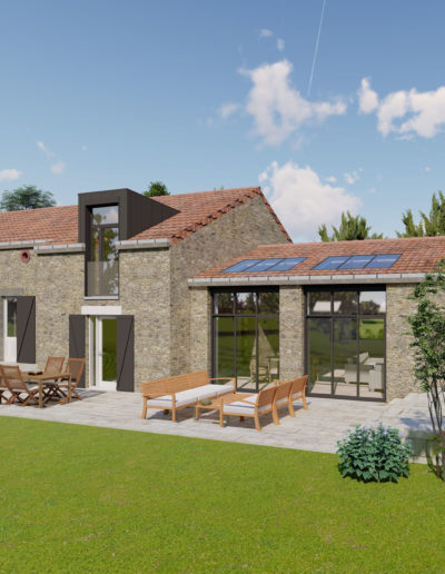 Rénovation d'une longère à Sautron