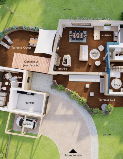 Construction d'une maison individuelle à Basse Goulaine