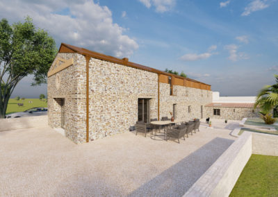 Surélévation d'une longère à Legé