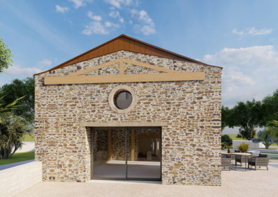 Surélévation d'une longère à Legé
