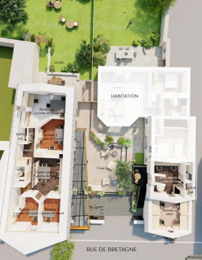 Création d'un coworking à Sautron