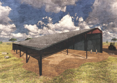 Construction d'hangars agricoles avec centrales photovoltaïques