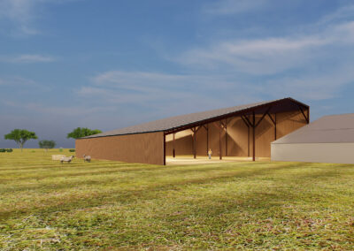 Construction d'hangars agricoles avec centrales photovoltaïques
