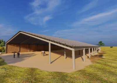 Construction d'hangars agricoles avec centrales photovoltaïques