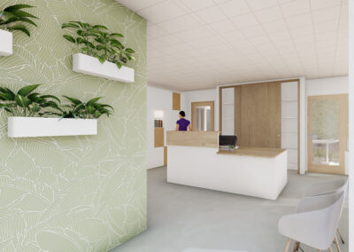 Rénovation de bureaux à Nozay