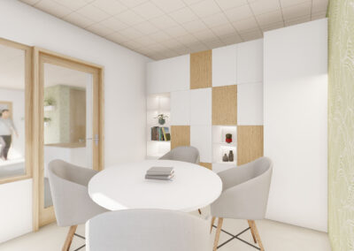 Rénovation de bureaux à Nozay