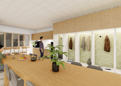 Rénovation de bureaux à Nozay