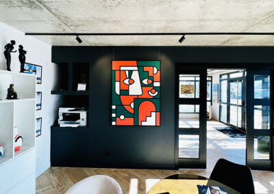 Aménagement d'une galerie d'art à Sautron