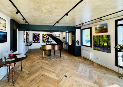 Aménagement d'une galerie d'art à Sautron