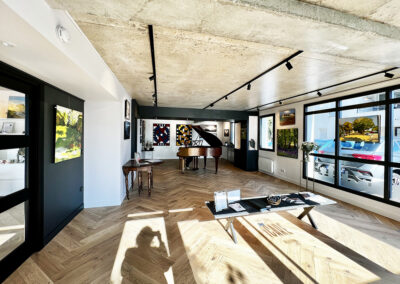 Aménagement d'une galerie d'art à Sautron